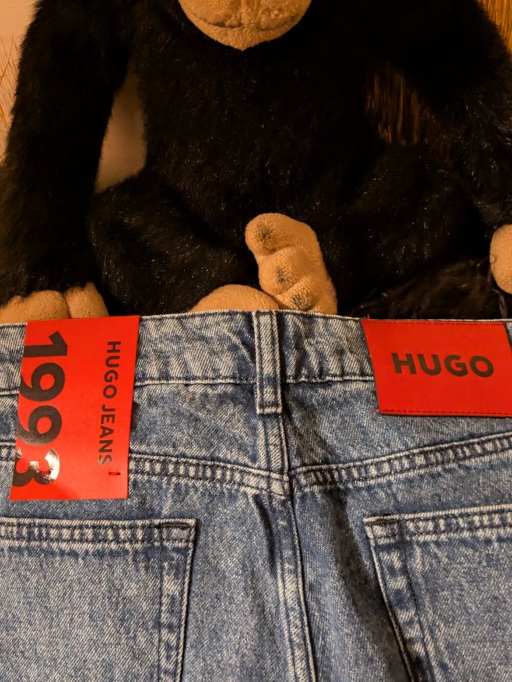 New HUGO 1993  style organic cotton jeans 30\32 $250